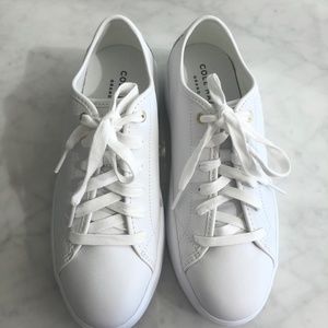 Cole Haan Grand Court Leather White Sneaker 7.5